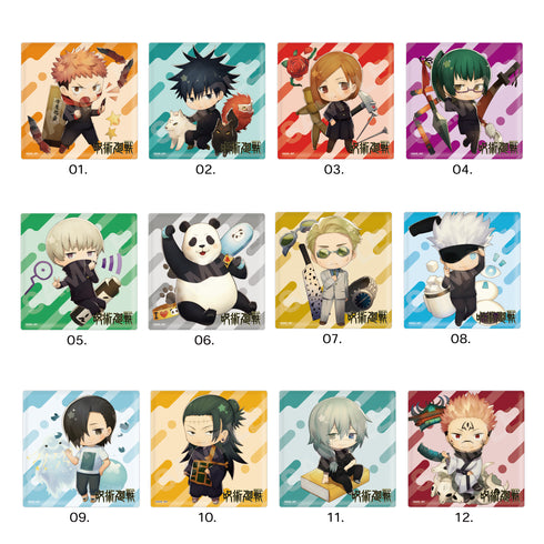 『呪術廻戦』ビッグスクエア缶バッジ 01 第1弾 (全12種)B BOX